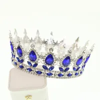 Women's Lady Queen Crown Alloy Rhinestone Plating Crown main image 3
