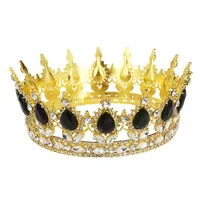 Women's Lady Queen Crown Alloy Rhinestone Plating Crown sku image 12