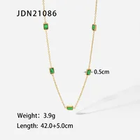 Simple Style Classic Style Geometric Titanium Steel Plating 18K Gold Plated Women's Necklace sku image 1