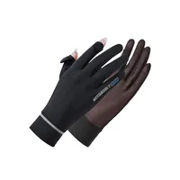 Zhao Dengsheng Sunscreen Gloves Women's Summer Outdoor Sports Non-slip Exposure Finger Touch Screen Flip Cover Ice Silk Thin Riding Gloves sku image 7