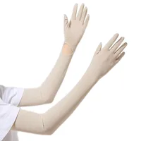 Zhao Dengsheng Sunscreen Gloves Women's Summer Outdoor Sports Non-slip Exposure Finger Touch Screen Flip Cover Ice Silk Thin Riding Gloves sku image 17