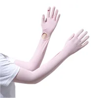 Zhao Dengsheng Sunscreen Gloves Women's Summer Outdoor Sports Non-slip Exposure Finger Touch Screen Flip Cover Ice Silk Thin Riding Gloves sku image 23