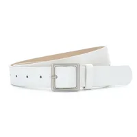 Elegant Simple Style Classic Style Solid Color Pu Leather Alloy Women's Leather Belts sku image 1