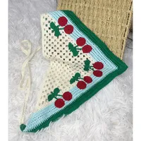 Unisex Vacation Pastoral Geometric Plaid Flower Cloth 1 Piece sku image 55