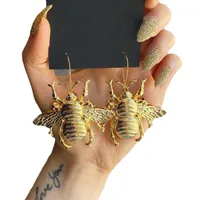 1 Pair Retro Bee Alloy Drop Earrings main image 4