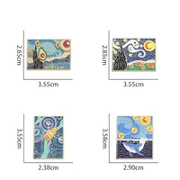 Cartoon Style Cowboy Style Sweet Starry Sky Alloy Stamping Stoving Varnish Plating Women's Brooches main image 8