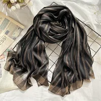 Women's Chinoiserie Ethnic Style Stripe Artificial Cotton  Silk Nylon Silk Scarf main image 1