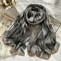 Women's Chinoiserie Ethnic Style Stripe Artificial Cotton  Silk Nylon Silk Scarf main image 4