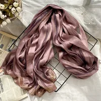 Women's Chinoiserie Ethnic Style Stripe Artificial Cotton  Silk Nylon Silk Scarf sku image 13