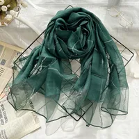 Women's Chinoiserie Ethnic Style Stripe Artificial Cotton  Silk Nylon Silk Scarf sku image 17