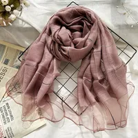 Women's Chinoiserie Ethnic Style Stripe Artificial Cotton  Silk Nylon Silk Scarf sku image 19