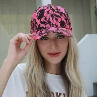 Women's Adults Vacation Simple Style Classic Style Tie Dye Color Block Curved Eaves Baseball Cap main image 7