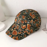 Women's Adults Vacation Simple Style Classic Style Tie Dye Color Block Curved Eaves Baseball Cap main image 4