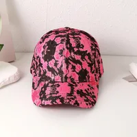 Women's Adults Vacation Simple Style Classic Style Tie Dye Color Block Curved Eaves Baseball Cap sku image 2