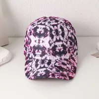Women's Adults Vacation Simple Style Classic Style Tie Dye Color Block Curved Eaves Baseball Cap sku image 5