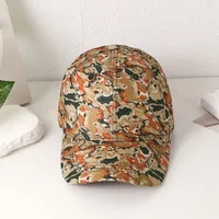 Women's Adults Vacation Simple Style Classic Style Tie Dye Color Block Curved Eaves Baseball Cap sku image 6