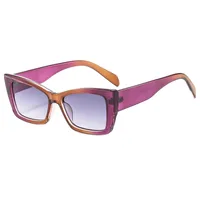 Casual Streetwear Leopard Ac Square Full Frame Women's Sunglasses main image 4