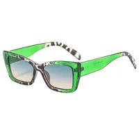 Casual Streetwear Leopard Ac Square Full Frame Women's Sunglasses main image 2