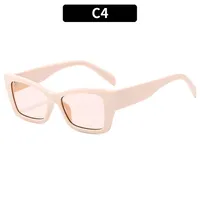 Casual Streetwear Leopard Ac Square Full Frame Women's Sunglasses sku image 6
