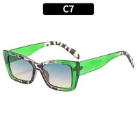 Casual Streetwear Leopard Ac Square Full Frame Women's Sunglasses sku image 7
