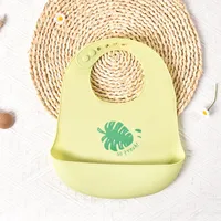 Casual Cute Cartoon Flower Silica Gel Burp Cloths Bib Baby Accessories sku image 10