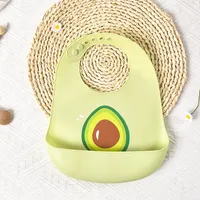 Casual Cute Cartoon Flower Silica Gel Burp Cloths Bib Baby Accessories sku image 8