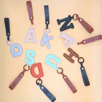 Cute Letter Pu Leather Women's Keychain main image 3