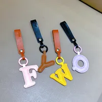 Cute Letter Pu Leather Women's Keychain main image 5
