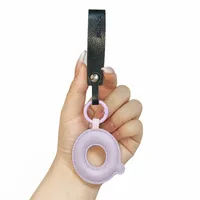 Cute Letter Pu Leather Women's Keychain sku image 20
