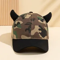 Unisex Casual Vintage Style Simple Style Camouflage Curved Eaves Baseball Cap main image 1