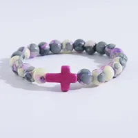 Casual Original Design Retro Cross Artificial Crystal Wholesale Bracelets main image 2