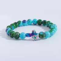 Casual Original Design Retro Cross Artificial Crystal Wholesale Bracelets sku image 3