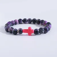 Casual Original Design Retro Cross Artificial Crystal Wholesale Bracelets sku image 1