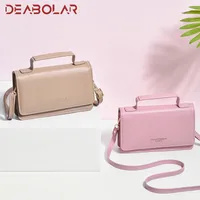 Women's Small Pu Leather Letter Elegant Square Flip Cover Square Bag main image 5
