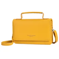 Women's Small Pu Leather Letter Elegant Square Flip Cover Square Bag sku image 4