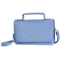 Women's Small Pu Leather Letter Elegant Square Flip Cover Square Bag sku image 1