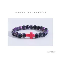 Casual Original Design Retro Cross Artificial Crystal Wholesale Bracelets main image 6