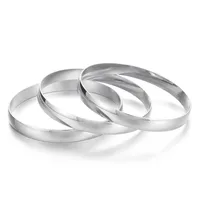 Simple Style Classic Style Solid Color 304 Stainless Steel Bangle In Bulk sku image 9
