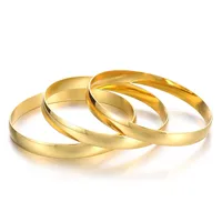 Simple Style Classic Style Solid Color 304 Stainless Steel Bangle In Bulk sku image 1