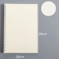 Wholesalecreative A5/b5/a6 Coil Frosted Simple Horizontal Line Notebook Nihaowholesale sku image 1