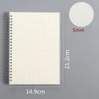 Wholesalecreative A5/b5/a6 Coil Frosted Simple Horizontal Line Notebook Nihaowholesale sku image 3