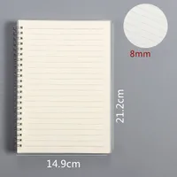 Wholesalecreative A5/b5/a6 Coil Frosted Simple Horizontal Line Notebook Nihaowholesale sku image 4