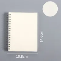 Wholesalecreative A5/b5/a6 Coil Frosted Simple Horizontal Line Notebook Nihaowholesale sku image 2