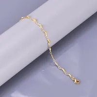 IG Style Simple Style Solid Color Titanium Steel 18K Gold Plated Bracelets In Bulk main image 1