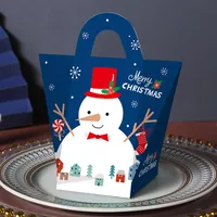 Christmas Fashion Santa Claus Letter Snowman Paper Festival Gift Wrapping Supplies 1 Piece sku image 4