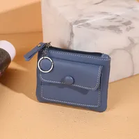 Women's Solid Color Pu Leather Zipper Wallets main image 4