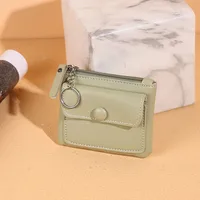 Women's Solid Color Pu Leather Zipper Wallets sku image 2