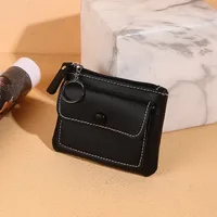 Women's Solid Color Pu Leather Zipper Wallets sku image 3