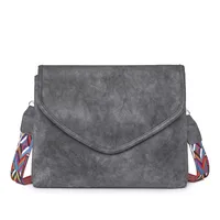 Women's Medium Pu Leather Solid Color Basic Classic Style Square Flip Cover Crossbody Bag main image 6