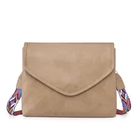 Women's Medium Pu Leather Solid Color Basic Classic Style Square Flip Cover Crossbody Bag main image 9